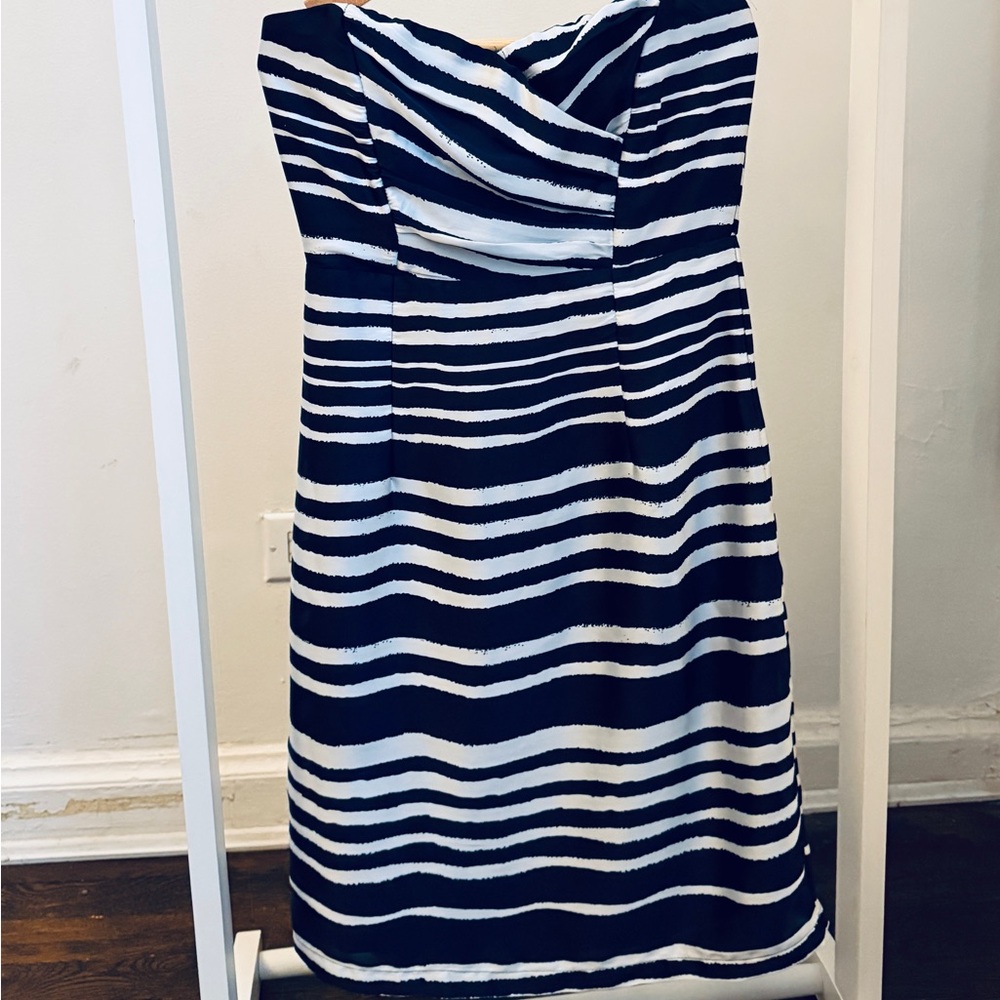 H&M Striped Black and White Fabric